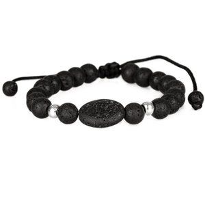 Paparazzi Black Lava Stone Bracelet